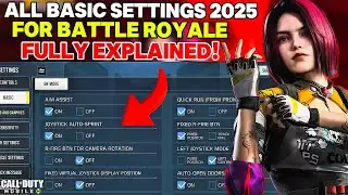 All Basic Settings For Battle Royale Fully Explained In COD MOBILE (Complete Guide) | CODM BR