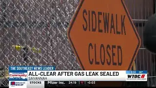 All clear given after gas leak sealed