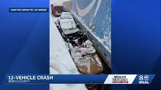 All lanes now open after 12-vehicle crash in Berks County