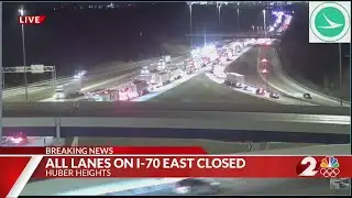 All lanes on I-70 east closed