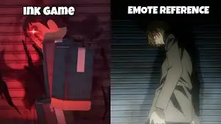 ALL NEW INK Game Emote vs Meme Reference Comparison
