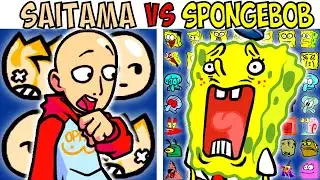 ALL ONE-PUNCH MAN VS SPONGEBOB TEST | FNF Character Test | Gameplay VS Playground