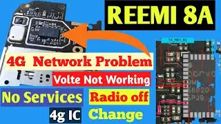 All Redmi No Service Problem Solutions | Redmi 8, 8A Radio Off 4G IC Change 100% Working Solutions |