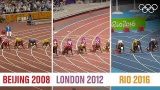 ALL Usain Bolt 🇯🇲100m Finals at the same time!