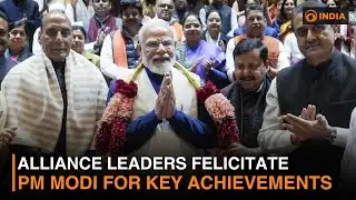 Alliance Leaders Felicitate PM Modi for Key Achievements