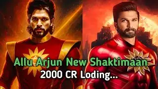 Allu Arjun New Shaktimaan Release Date Officially Announcement 1000 CR Loding...