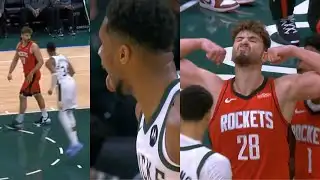Alperen Sengun gets revenge on Giannis taunting with dagger and-1 😤