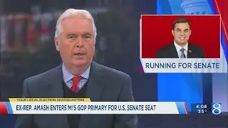 Amash enters Michigan’s GOP primary for US Senate seat