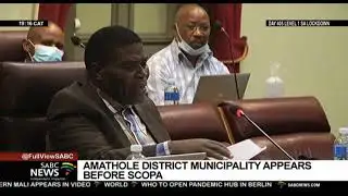 Amathole District Municipality appears before Scopa