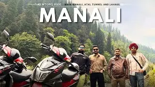 Amazing ride on NTORQ from old Manali to Lahaul