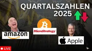 Amazon, Apple, MicroStrategy Earnings Call LIVE 🔴 Ausblick & Kursreaktion + Gewinnspiel🎁