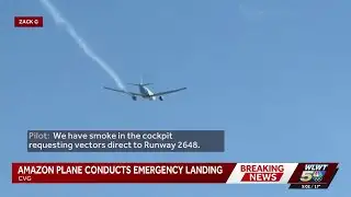 Amazon cargo plane makes emergency landing at CVG Airport after bird strike