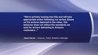 Amazon driver caught on camera venting about delivering packages in cold