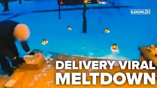 Amazon driver’s rant caught on camera