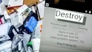 Amazon Facility DESTROYS 130,000 Items Per Week (VIDEO)