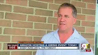 Amazon hosts hiring event today
