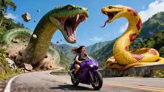 Amazon Jungle Me Giant Anaconda Attack | Girl Survival Horror