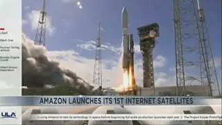 Amazon launches first Internet satellites