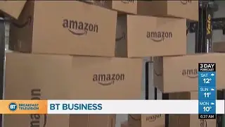 Amazon shares hit a record high in early trading