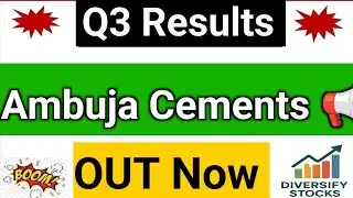 Ambuja Cements Q3 Results 2026 | Ambuja Cement Results Today | Ambuja Cements share latest news