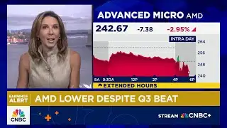 AMD shares lower despite Q3 beat