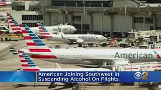 American Joining Southwest In Suspending Alcohol On Flights