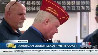 American Legion National Commander visits Gautier post