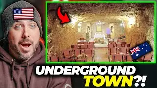 American Reacts to Living Underground in Australia