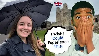 American Reacts to Rainy days in England are actually awesome