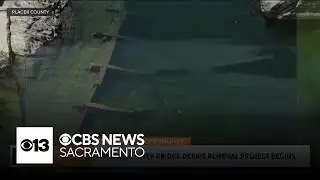 American River bridge debris removal project begins