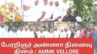 பேரறிஞர் அண்ணா நினைவு தினம் / AMMK VELLORE /@news24tv10