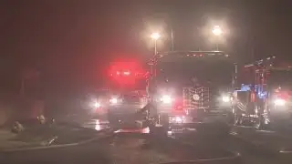 Ammo detonated in the heat of fire