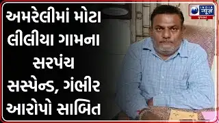 Amreli News | અમરેલીમાં મોટા લીલીયા ગામના સરપંચ સસ્પેન્ડ, ગંભીર આરોપો સાબિત | WASMO Scheme Issue