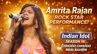 Amritha Rajan Rock Star Level Performance on Indian Idol 16 🔥