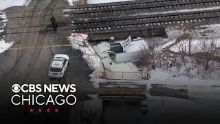 Amtrak train hits vehicle near Lemont