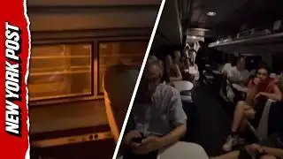 Amtrak train trapped in sweltering tunnel during east coast heat wave