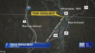 Amtrak Vermonter service disrupted after train derails in Northfield