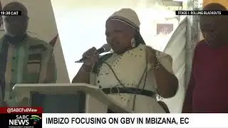 An imbizo focusing on Gender-Based Violence held in Mbizana, Eastern Cape