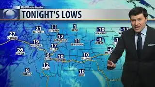 An overnight cold front has allowed for much colder air to settle in