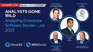 Analysts Gone Wild | Analyzing Enterprise Software Stories | Episode 28