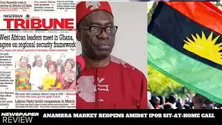 ANAMBRA MARKET REOPENS AMIDST IPOB SIT-AT-HOME CALL