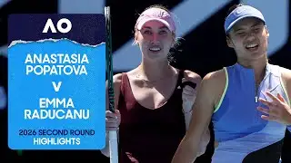 Anastasia Potapova v Emma Raducanu Highlights | Australian Open 2026 Second Round