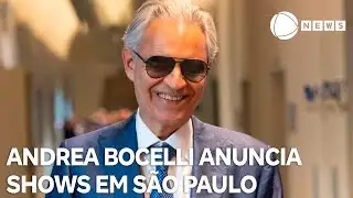 Andrea Bocelli anuncia shows em São Paulo