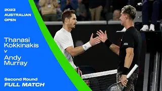 Andy Murray v Thanasi Kokkinakis Full Match | Australian Open 2023 Second Round