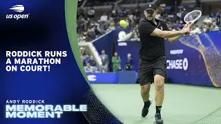 Andy Roddick Gets Sent All Over the Court! | 2025 US Open