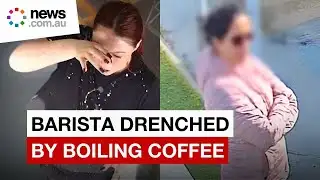 Angry customer throws scolding hot coffee at barista