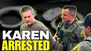 ANGRY KAREN GETS ARRESTED | First Amendment Audit