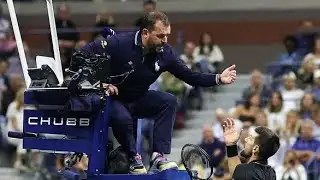 Angry Novak Djokovic shut down by umpire after rowing with US Open fans