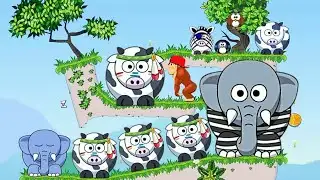 Animals VS Elephant: Puzzle #17. ~ News Gameplay 2022 ~ iOS, Walkthrough, Android game