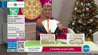 Anna Griffin Antique Train Slimline Easel Card Dies